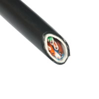 Red Cat5e FTP Cable 4 pares 24awg Cca Ccag Ccc cobre al aire libre Lan Cable doble PVC + PE chaqueta 100M 305m 1000ft