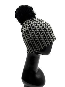 Gorro de punto Premium de Taiwán Gorro de invierno con parche de cuero de 56-58Cm - Product Image 4