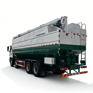 Vehículo de transporte de materiales agrícolas de alta potencia 8*4, camión cisterna autocargable para alimentos a granel 8x4 - Product Image 1