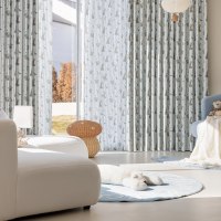 Cortinas Transparentes Personalizadas de Lujo, Cortinas Translúcidas Suaves para Decoración del Hogar