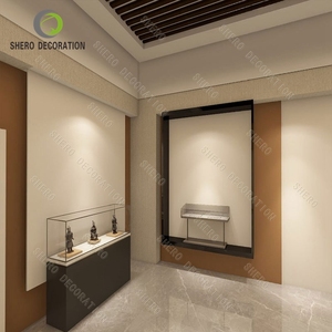 Elegante vitrina de museo para exposiciones, vitrina de museo independiente personalizada como vitrina - Product Image 1