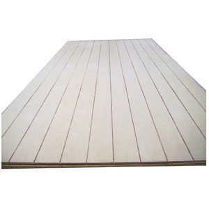 Contreplaqué rainuré et rainuré à double sens, qualité supérieure, décoration double face, émission <span class=keywords><strong>de</strong></span> formaldéhyde E1, <span class=keywords><strong>placage</strong></span> <span class=keywords><strong>de</strong></span> <span class=keywords><strong>pin</strong></span> pour villa, usage intérieur - Product Image 1
