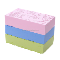 Éponge de nettoyage mignonne de dessin animé pour enfants, éponge de bain exfoliante ultra douce en PVA pour le corps