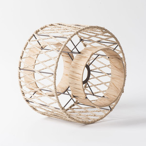 Chinese Style Pendant Light Paper <b>Rope</b> Lampshade E27 Round Incandescent Bulb Switch Control Living Room <b>Lighting</b> - Product Image 4