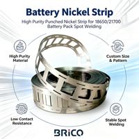 Bandelettes de connexion en nickel personnalisées pour batteries au lithium 18650 – Excellente conductivité, certifiées RoHS, pour stockage d'énergie