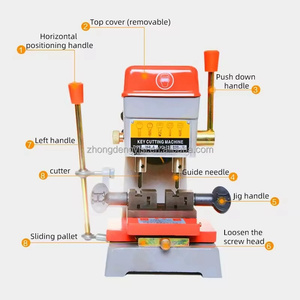 Machine de découpe et de duplication de clés automatique multifonction verticale et manuelle, perceuse pour la fabrication de clés de voiture, outils de serrurier - Product Image 4