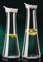 Carafe à eau en plastique polycarbonate incassable de 1000ml avec couvercle bouteille de jus en plastique transparent