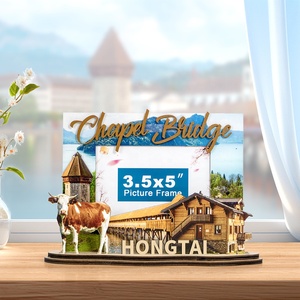 Marco <span class=keywords><strong>de</strong></span> Fotos <span class=keywords><strong>de</strong></span> Madera con Corte Láser <span class=keywords><strong>de</strong></span> Diseño Suizo Moderno, Marcos <span class=keywords><strong>de</strong></span> Mesa Pequeños <span class=keywords><strong>de</strong></span> 3x3.5 Pulgadas, Venta <span class=keywords><strong>al</strong></span> <span class=keywords><strong>por</strong></span> <span class=keywords><strong>Mayor</strong></span> - Product Image 2