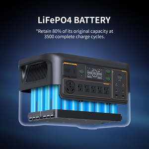 Station portable PECRON F3000LFP 110V/220V 50Hz/60Hz, onduleur solaire à onde sinusoïdale pure, MPPT, batterie externe - Product Image 1