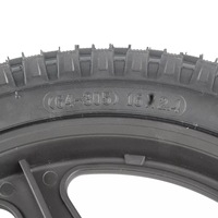 Roue pneumatique en caoutchouc 16x2,4 pouces avec moyeu en aluminium et roulement à billes – Neuve, directement de l'usine, pour poulaillers mobiles et chariots à main
