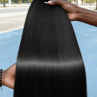 Extensions de Cheveux Humains Vierges Vietnamiens Double Drawn, Lisses Comme des Baguettes, Qualité 8A 10A 12A 14A 16A, de 8 à 40 Pouces