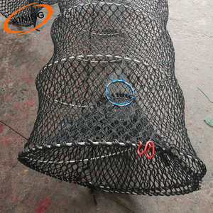 Pièges à poisson pliables <span class=keywords><strong>de</strong></span> 74 pouces, grands pièges à poisson ovales plats pour l'entrée, pièges à poisson pour le morue du Pacifique - Product Image 2