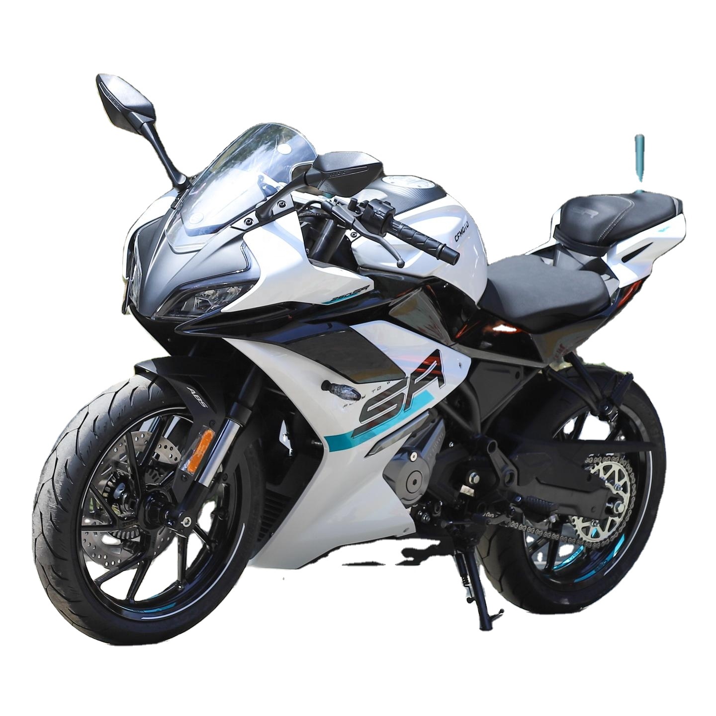 Çin yeni motosiklet CF 250sr spor motosiklet yüksek hızlı çift silindir