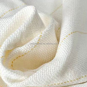 <span class=keywords><strong>Tela</strong></span> de Malla para Alfombras de Tufting Primaria, Tejido No Tejido de Sarga, 100% Algodón, Transpirable, Textil para el Hogar, Alfombra Amarilla para Niñas - Product Image 2