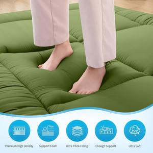 Addensare Memory Foam <span class=keywords><strong>Futon</strong></span> materasso portatile Roll-up pieghevole lettino giapponese stile Tatami spedito - Product Image 4