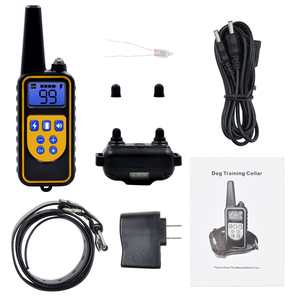 Collier de dressage pour chien avec télécommande, écran LCD, rechargeable par Type-C, étanche IP67, portée de 3300 pieds, 3 modes de fonctionnement, arrêt automatique sans danger - Product Image 4