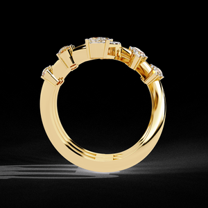 Bague de fiançailles en or 14 carats personnalisable de qualité supérieure, clarté VVS, diamant de laboratoire de forme poire, écologique, bijoux de mariée en provenance d'Inde - Product Image 5