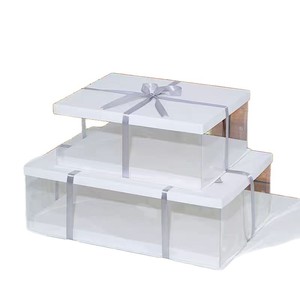 Boîte à gâteau d'<span class=keywords><strong>anniversaire</strong></span> rectangulaire, boîte d'emballage, 16/18/22/28 pouces, grande taille, épaissie, boîte <span class=keywords><strong>cadeau</strong></span> pour célébration de remise de diplôme - Product Image 4