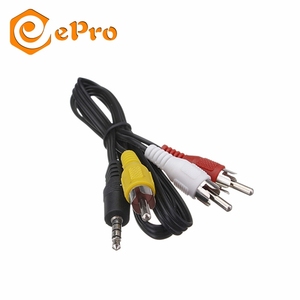 Venta caliente cable AV <span class=keywords><strong>Jack</strong></span> splitter 3 <span class=keywords><strong>rca</strong></span> <span class=keywords><strong>a</strong></span> 3 <span class=keywords><strong>rca</strong></span> av cable <span class=keywords><strong>rca</strong></span> <span class=keywords><strong>conector</strong></span> impermeable - Product Image 1