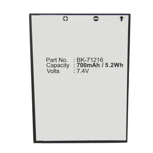แบตเตอรี่ลิเธียมไอออน 7.4V 700mAh 5.18Wh สำหรับเครื่อง Co Bra CXR 700 CXR 750 CXR 800 028377310454 103-0001-1 103-0004-1 - Product Image 3