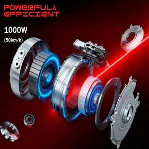 Motocicleta Eléctrica Económica de 72V y 50km/h, Batería Reemplazable de Largo Alcance, Todoterreno, con Doble Batería - Product Image 4