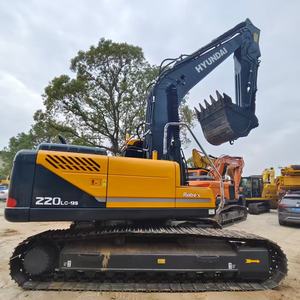 Excavatrice d'occasion Hyundai 220lc-9s de 22 tonnes, fonctionnement efficace, avec moteur et moteur électrique, capacité de la cuillère de 1 m, puissance de 125 kW, bon prix, en stock - Product Image 2