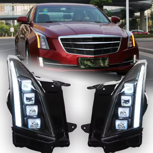 Fari a LED di Alta Qualità, Gruppo Ottico Sostitutivo OEM per Cadillac ATS 2013-2019, Illuminazione Luminosa e Durevole - Product Image 1