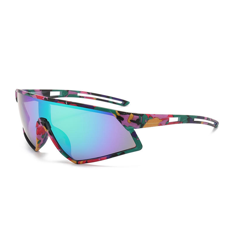 Wholesale Outdoor Sports Sunglasses Fashion Big Frame Cycling Eyewear UV400 Driving Glasses