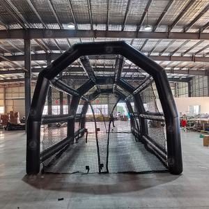 Cage de frappe gonflable, imperméable, légère, personnalisée, portable, terrain de sport de baseball de 30 pieds avec filet et logo personnalisé - Product Image 4