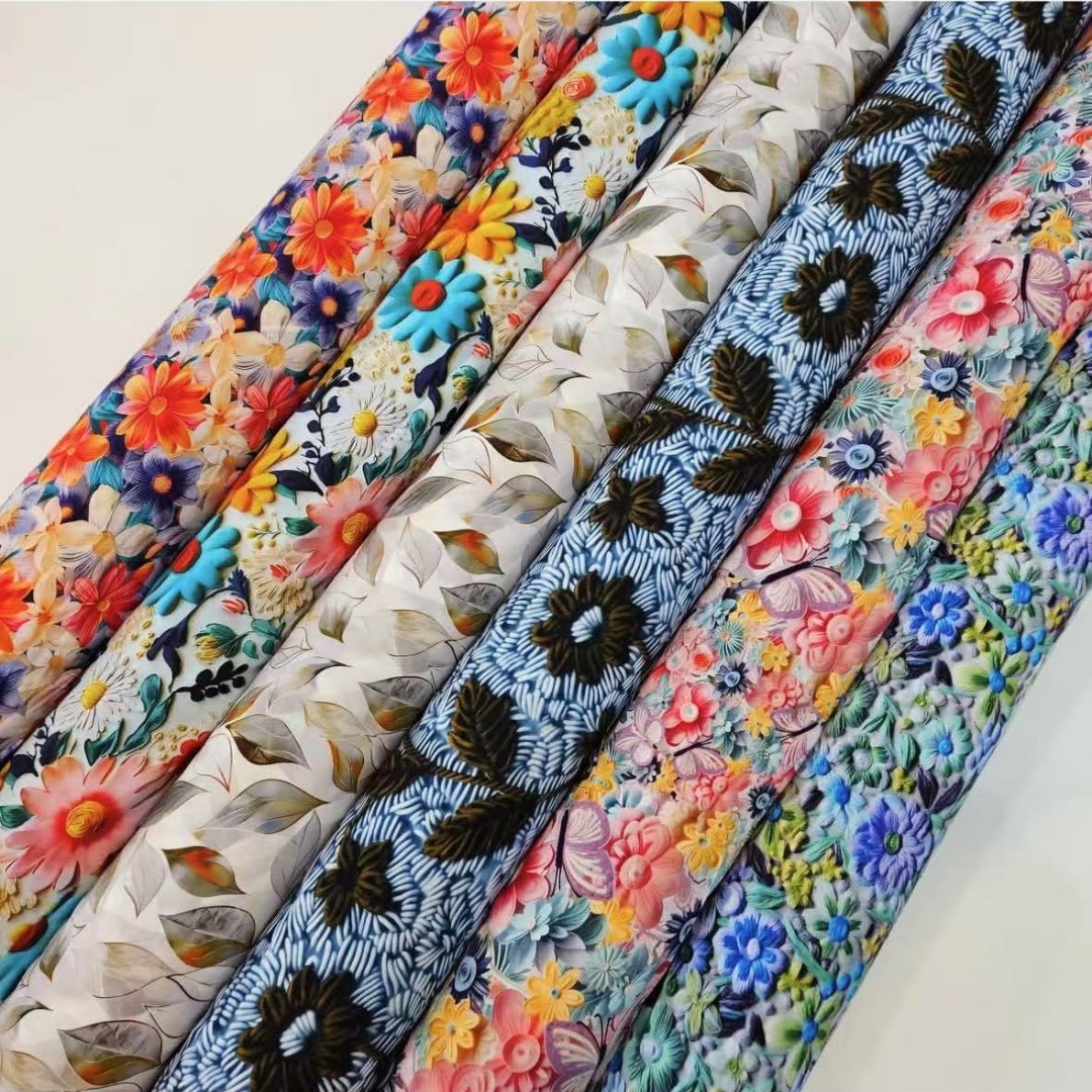 5DNew DESIGN Rayon Viscose Modal Fabric Rayon Printed Fabric Rayon Girl Fabric for Dress