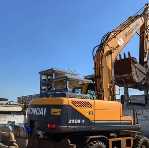 Excavadora de ruedas Hyundai usada de baja hora de trabajo, excavadora de ruedas Hyundai usada de 21 toneladas, excavadora de segunda mano Hyundai 210w-9 a la venta - Product Image 2