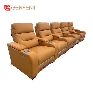 Sillas reclinables de energía eléctrica Vip lujosas personalizadas, asientos de cine en casa de 5 asientos para sala de estar en el hogar - Product Image 3