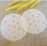 Vente chaude de la Chine de qualité alimentaire double face enduit de silicone Dim Sum vapeur papier cartons impression numérique Compatible pour