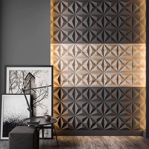 Pvc kết cấu nổi trang trí tường TV nền 3D gỗ Panel tường cho bán buôn - Product Image 1