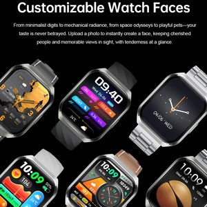 Montre connectée MT66, écran incurvé 3D de 1,83 pouce, écran carré, batterie de 1000 mAh, application Fitcloudpro, Bluetooth 5.4, appels, IP68, montre connectée sport - Product Image 6