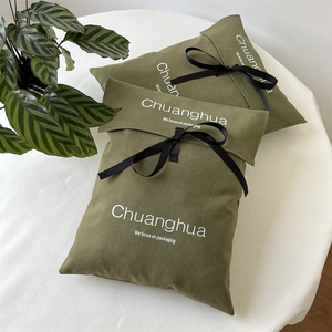BSCI Eco-Friendly Cotton <b>Envelope</b> Cloth Packaging Dust Bags Handbag <b>Envelope</b> Canvas <b>Gift</b> Jewelry Packaging Pouch Custom Logo - Product Image 5