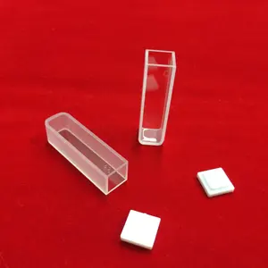 واضح Q104 الكوارتز cuvette مع غطاء