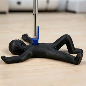 Portalápices Creativo con Forma de Hombre de Palitos, Divertido Soporte para Bolígrafos de Escritorio, Novedoso Organizador de Papelería Decorativo para Aliviar el Estrés - Product Image 4