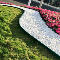 Pembatas Taman Berbentuk L dari PE Taurus yang Tahan Lama dan Fleksibel, Pemisah Rumput untuk Bedeng Bunga, Jalur, dan Lanskap