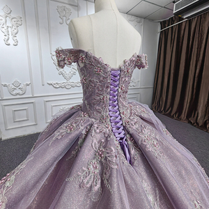 Robes de soirée longues en organza à épaules dénudées avec volants pour femmes Jancember 1105-1 - Product Image 3
