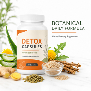Capsules de nettoyage du côlon antioxydantes de haute qualité, certifiées biologiques et GMP, sans gluten, 60 capsules végétaliennes, favorisent la santé intestinale - Product Image 2