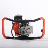Perceuse à tarière portative industrielle à refroidissement par air, 62 cm³, à essence, pour clôtures et aménagements paysagers
