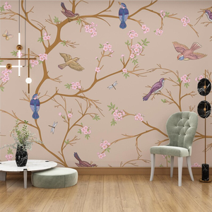 <span class=keywords><strong>Papier</strong></span> <span class=keywords><strong>peint</strong></span> décoratif de paysage 3D personnalisé, <span class=keywords><strong>peint</strong></span> à la main, <span class=keywords><strong>jungle</strong></span> tropicale, fleurs et oiseaux, murale, <span class=keywords><strong>papier</strong></span> <span class=keywords><strong>peint</strong></span> auto-adhésif, murales - Product Image 1