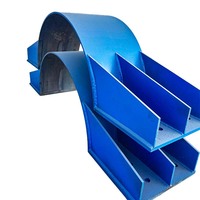 Colliers de serrage segmentés en acier antidérapants et stables pour la construction de poutres de capot de pilier cylindrique