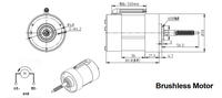 Moteur d'extrusion pour imprimante 3D, sans balais, à aimant permanent, contrôle du couple 5N.m, empêche le glissement du filament, ventilateur compact pour appareil domestique