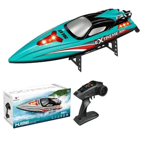 Factory 55km/h High Speed One Key Auto Decoupling 2.4G Fishing Night Light Yachts Sports Luxury Brushless RC Remote Control Boat