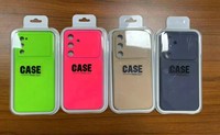 Coque de téléphone intelligente en silicone liquide TPU couleur unie effet gelée avec grande fenêtre BAILI Factory 2026 pour Samsung S20FE/S21FE/S26 Ultra