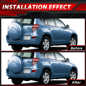 Accesorio de Auto Directo de Fábrica, Parachoques Trasero para <span class=keywords><strong>Toyota</strong></span> <span class=keywords><strong>RAV4</strong></span> 2005 2006 2007 <span class=keywords><strong>2008</strong></span> 2009 2010 2011 2012, Sin Bombillas, Versión Oriente Medio - Product Image 5