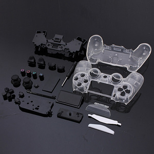 Playstation Crystal Controller Replacement Shell <b>Kit</b> For PS4 PS5 Transparent Plastic <b>DIY</b> Repair Parts With Buttons And Screws - Product Image 5