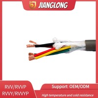 Jianglong Résistance au froid haute température RVV Fil basse tension Multi-Core Gainé Aluminium Cuivre pour un travail extrême